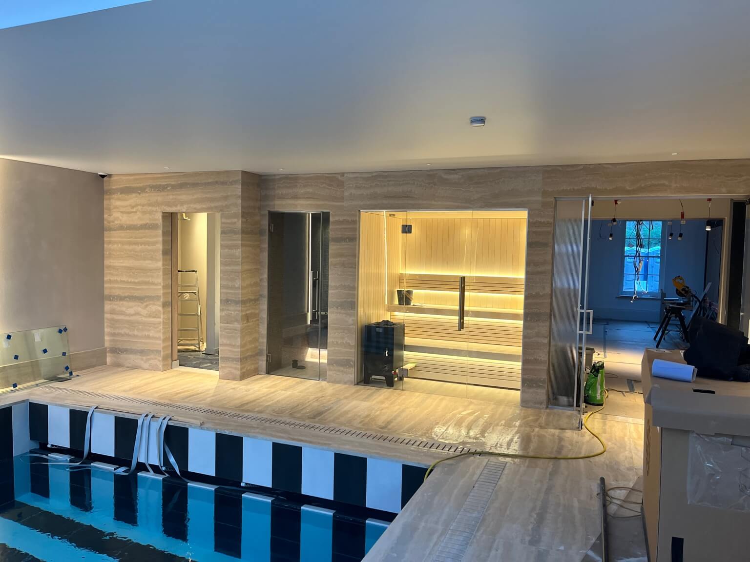 Marble installation in London