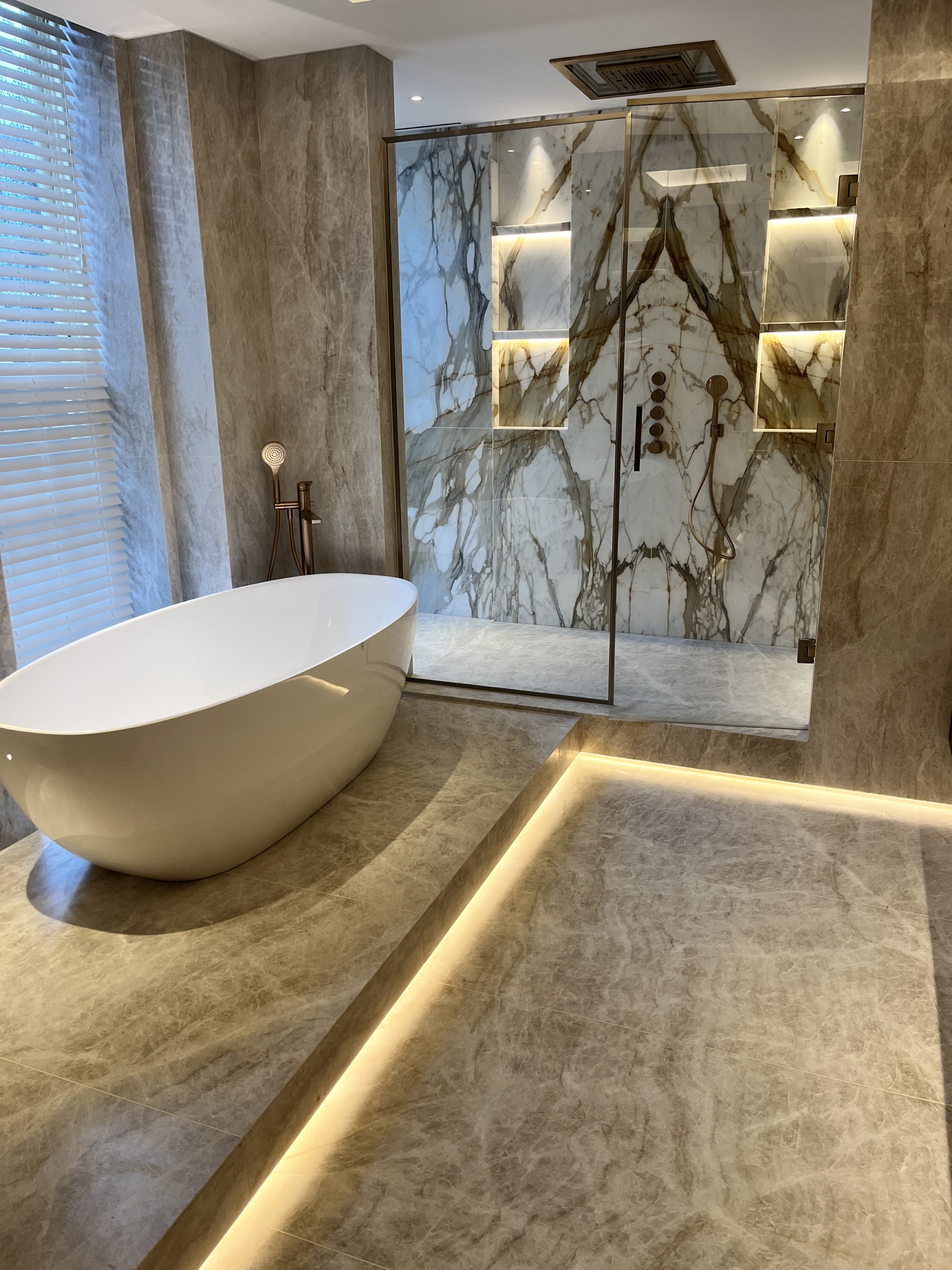 Stone steps installation in London
